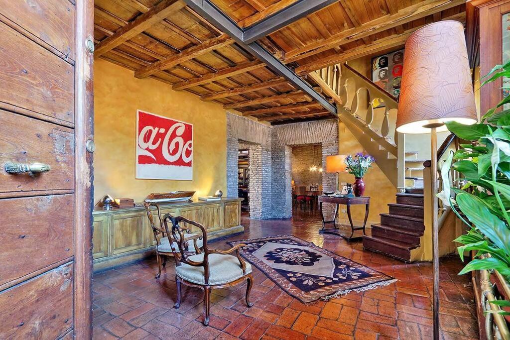 Spectacular Luxury Flat In Trastevere Rome Bagian luar foto
