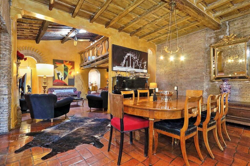 Spectacular Luxury Flat In Trastevere Rome Bagian luar foto