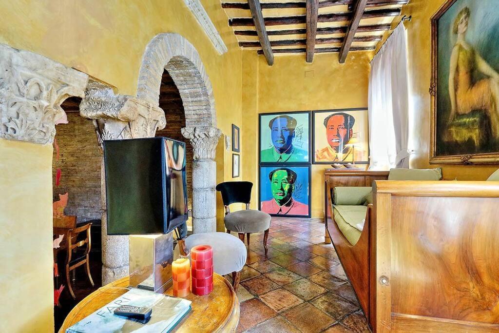 Spectacular Luxury Flat In Trastevere Rome Bagian luar foto