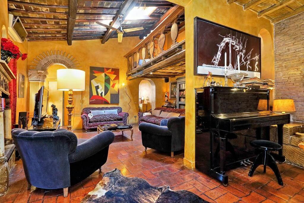 Spectacular Luxury Flat In Trastevere Rome Bagian luar foto