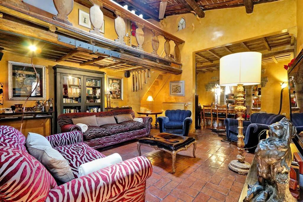 Spectacular Luxury Flat In Trastevere Rome Bagian luar foto