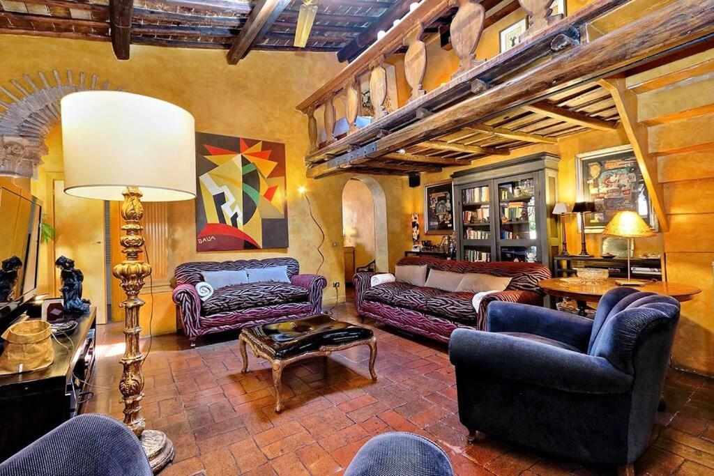 Spectacular Luxury Flat In Trastevere Rome Bagian luar foto
